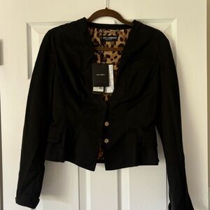 Vintage Dolce & Gabbana Cheetah lined Blazer